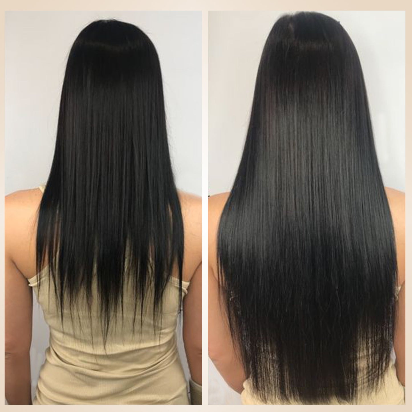 Lightweight Jet Black Tape In Hair Extensions Invisible Weft 20 PCS segohair.com