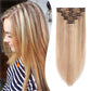 SEGO Hair Extensions Clip in Human Hair for Women 8PCS