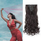 Synthetic 8PCS Clip in Hair Extensions Colorful Hairpiece 24" for Women