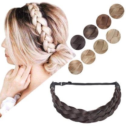 Synthetic Braid Headband For Women