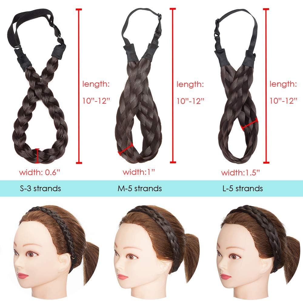 Synthetic Braid Headband For Women