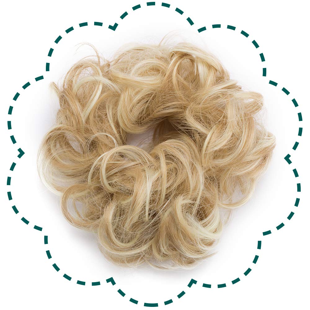 Synthetic Hair Bun Scrunchy Messy Donut Wavy 30g