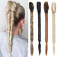 Synthetic Long Fishtail Braid Ponytail Hair Extensions With a Claw