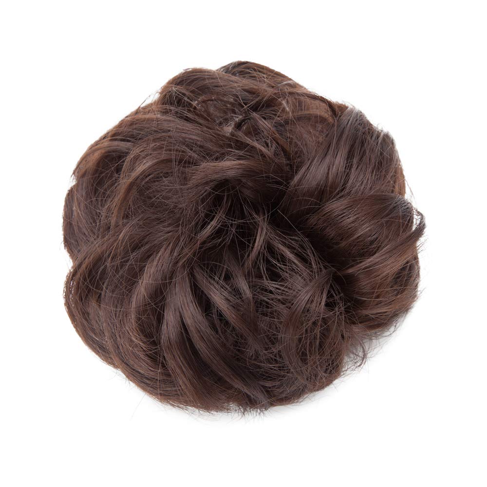 Synthetic Messy Hair Bun Extensions for Women