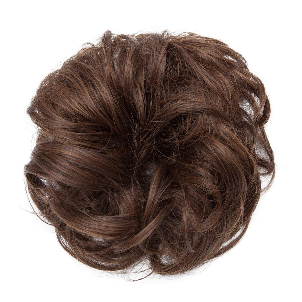 Synthetic Messy Hair Bun Extensions for Women